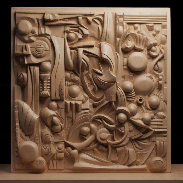 نموذج ثلاثي الأبعاد لآلة CNC 3D Art 